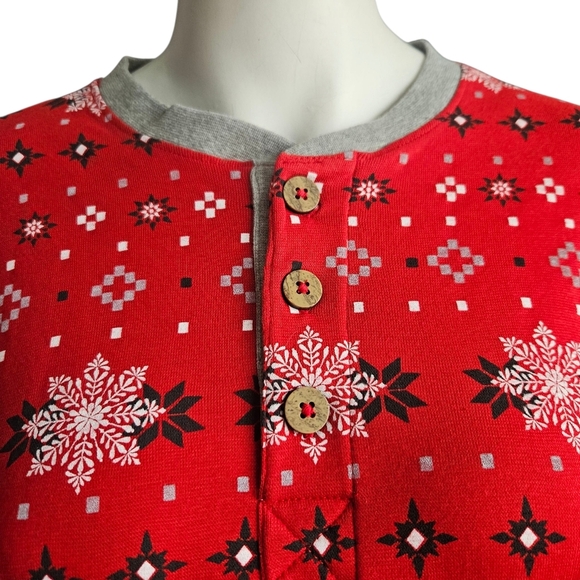 Honest Co Men's Holiday Winter Pajamas Sz Medium Organic Cotton NWT - Picture 2 of 14